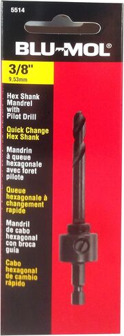 Disston E0102457 9/16-Inch to 1-3/16-Inch Blu-Mol and Blu-Mol Xtreme Hole Saws Accessories, 3/8-Inch Hex in Saudi Arabia