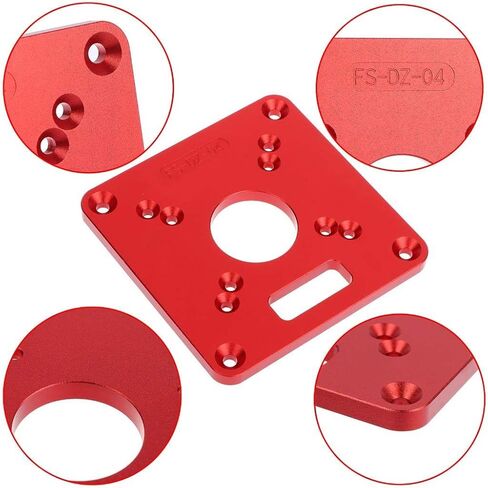 PIAOPIAONIU 1 Pcs Universal Aluminum Router Table Insert Plate Trimming Machine Flip Board for Woodworking Benches Router Table Plate in Kuwait