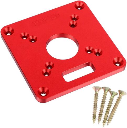 PIAOPIAONIU 1 Pcs Universal Aluminum Router Table Insert Plate Trimming Machine Flip Board for Woodworking Benches Router Table Plate in Kuwait