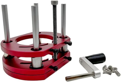 Router Lift for 65mm Diameter Motors - Wood Router Plunge Base Router Lift W/Aluminum Router Table Insert Plate Wood Router Working Benches Woodworking Engraving DIY Tools (Router Lift And Plate) in Saudi Arabia