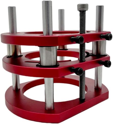Router Lift for 65mm Diameter Motors - Wood Router Plunge Base Router Lift W/Aluminum Router Table Insert Plate Wood Router Working Benches Woodworking Engraving DIY Tools (Router Lift And Plate) in Saudi Arabia