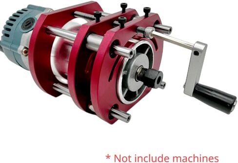 Router Lift for 65mm Diameter Motors - Wood Router Plunge Base Router Lift W/Aluminum Router Table Insert Plate Wood Router Working Benches Woodworking Engraving DIY Tools (Router Lift And Plate) in Saudi Arabia