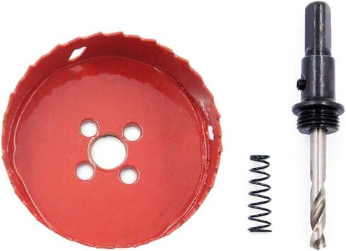 BI-Metal Hole Saw, HSS Hole Saw with Heavy Duty Arbor ，for Making Cornhole Boards，Wood, PVC, Drywall, Aluminum, Metal (19-64mm) in Saudi Arabia