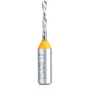 Amana Tool 215005 Solid Carbide Brad Point Dowel Drill Bit Doweling Boring Drill Bits 5 mm Dia x 57.5 mm L Right Hand