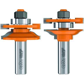 CMT 891.501.11 2-Piece Rail & Stile Bit Set, 1/2-Inch Shank, 1-3/4-Inch Diameter, Carbide-Tipped in Kuwait