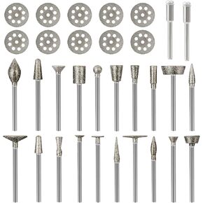 HOMEIDOL 87PCS 1/8-inch Shank Power Rotary Tool Accessories Kit- Includes Carving Bits, Drill Bits, Sanding Drums and Discs, Grinding Stones, Buffing Wheels, Cutting Discs and Polishing Compound in Saudi Arabia