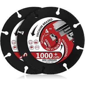 5Pcs/Lot 4.5" Metal Cutting Diamond Blade Diamond Cut Off Wheel for Cutting Rebar Sheet Metal Ductile Pipe Angle Iron Stainless Steel and Similar Materials (4.5-5pcs) in Saudi Arabia