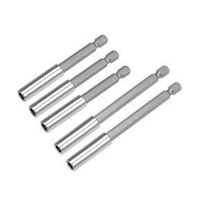 uxcell 1/4 Inch Hex Shank by 3 Inch & 4 Inch Magnetic Bit Holder Extension,Quick Release Screwdriver Drill Bit Power Tool,5pcs in Kuwait
