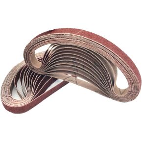 1 × 30 بوصة حزام صنفرة من أكسيد الألومنيوم، 4 لكل قطعة من ورق الصنفرة الكاشط 40 80 120 150 240 400 لصنفرة الحزام، 24 عبوة in Kuwait