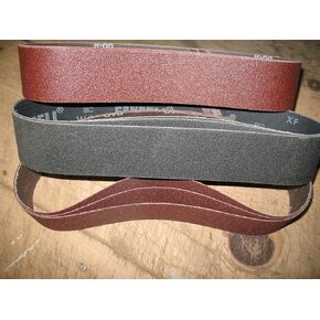 2X28 9 Piece ALL 60 GRIT Abrasive Belt Kit-Fits Eastwood Sander in Kuwait