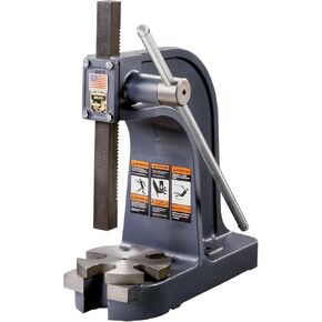 Dake 00 Model Single Leverage Arbor Press with Base Opening and Slotted Table Plate, 1 Ton Capacity, 5" Maximum Working Height, 4.25" Length x 9" Width x 9.375" Height in Saudi Arabia