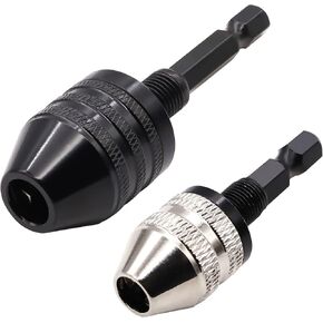 Sunxeke 2 قطعة 1/4 بوصة محول لقمة مثقاب سداسي 0.6-8 مم و0.3-3.6 مم لتغيير مثقاب الحفر N-006-BK+N-004-S in Kuwait