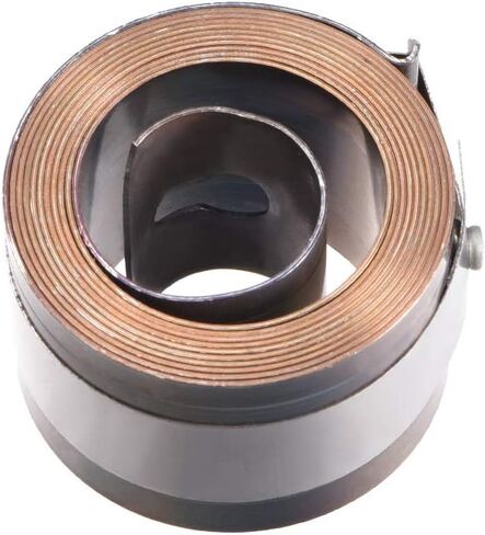 uxcell Drill Press Spring Drill Press Quill Feed Return Coil Spring Assembly Spring Steel Chemical Blackening Finish 1400mm Expand Long 45 x 30 x 0.7mm in Saudi Arabia