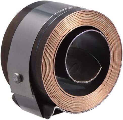 uxcell Drill Press Spring Drill Press Quill Feed Return Coil Spring Assembly Spring Steel Chemical Blackening Finish 1400mm Expand Long 45 x 30 x 0.7mm in Saudi Arabia