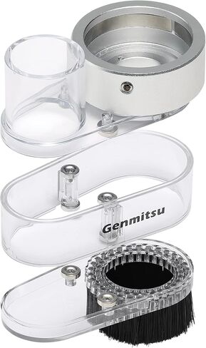 حذاء الغبار Genmitsu CNC ABS لآلات CNC بمحرك بقطر 52 مم، يناسب معظم محركات المغزل 300 وات - 500 وات، القطر الخارجي لمحول الخرطوم 38 مم (1.5 بوصة)، شفاف in Kuwait