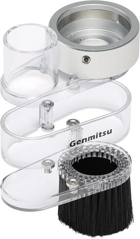 حذاء الغبار Genmitsu CNC ABS لآلات CNC بمحرك بقطر 52 مم، يناسب معظم محركات المغزل 300 وات - 500 وات، القطر الخارجي لمحول الخرطوم 38 مم (1.5 بوصة)، شفاف in Kuwait