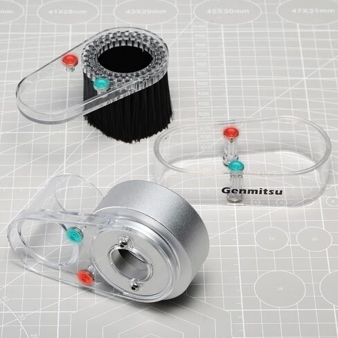 حذاء الغبار Genmitsu CNC ABS لآلات CNC بمحرك بقطر 52 مم، يناسب معظم محركات المغزل 300 وات - 500 وات، القطر الخارجي لمحول الخرطوم 38 مم (1.5 بوصة)، شفاف in Kuwait
