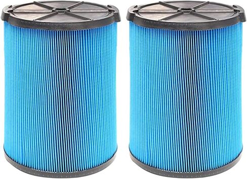 2 Pcs VF6000 Replacement Filter for Ridgid Shop Vac 5-20 Gallon Wet Dry Vac | VF6000 5-Layer HEPA Filter for Rigid Shop Vac WD5500 WD0671 WD6425 WD7000, for Husky 6-9 Gallon, Washable & Reuseable in Saudi Arabia