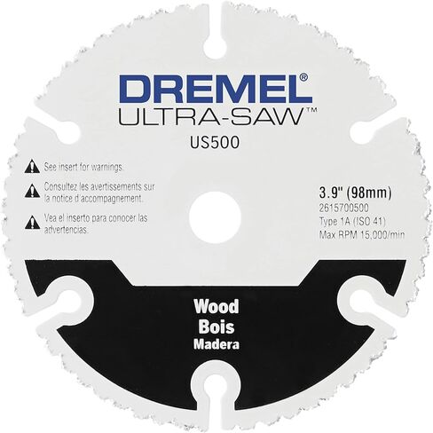 Dremel US540-01 Ultra-Saw 3.5-Inch Tile Diamond Blade, White | Diamond-Coated Edge | Continuous Rim Design | Ceramic Material Cutting | Steel Core | Abrasive Cutting Surface in Kuwait