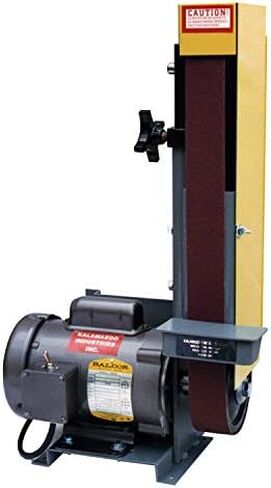 Kalamazoo Industries 2FSM 2 × 48 بوصة ماكينة صنفرة بحزام كاشطة مع محرك in Kuwait