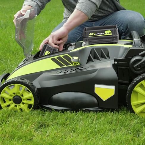 بطارية JYJZPB 6.0Ah 40V لاستبدال بطارية Ryobi 40V OP4040 OP4026 OP4030 OP4050 OP4060A متوافقة مع حزم بطاريات ليثيوم أيون للأداة اللاسلكية 40 فولت من Ryobi in Kuwait