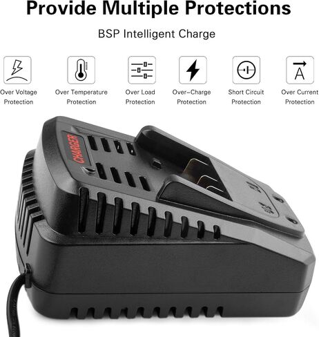 Quick BC660 BC1880 Charger for Bosch Tools 14.4V-18V Lithium Battery BAT619G, BAT619, BAT609G, BAT609, BAT618, BAT618G, BAT610G BAT614 etc. in Saudi Arabia