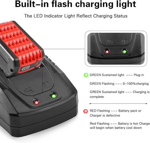 Quick BC660 BC1880 Charger for Bosch Tools 14.4V-18V Lithium Battery BAT619G, BAT619, BAT609G, BAT609, BAT618, BAT618G, BAT610G BAT614 etc. in Saudi Arabia