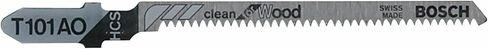 BOSCH T101AO3 3-Piece 3-1/4 In. 20 TPI Clean for Wood T-Shank Jig Saw Blades in Saudi Arabia