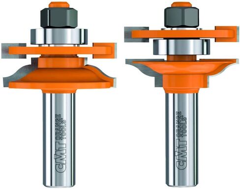 CMT 891.501.11 2-Piece Rail & Stile Bit Set, 1/2-Inch Shank, 1-3/4-Inch Diameter, Carbide-Tipped in Kuwait