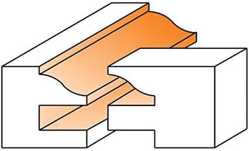 CMT 891.501.11 2-Piece Rail & Stile Bit Set, 1/2-Inch Shank, 1-3/4-Inch Diameter, Carbide-Tipped in Kuwait