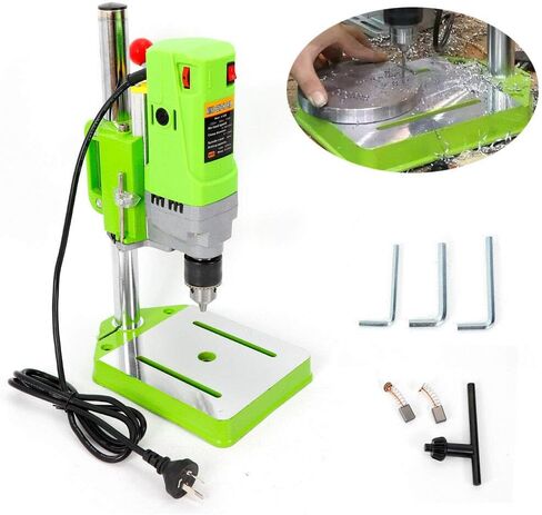 340W Mini Drill Press, 3-Speed Mini Bench Drill Press Portable Drill Press Stand, 0-16000rpm 3-Speed Adjustable Benchtop Drill Machine Compact Portable Drill Press for DIY Furniture in Kuwait