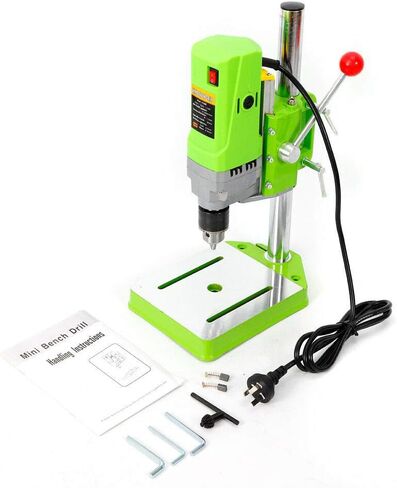 340W Mini Drill Press, 3-Speed Mini Bench Drill Press Portable Drill Press Stand, 0-16000rpm 3-Speed Adjustable Benchtop Drill Machine Compact Portable Drill Press for DIY Furniture in Kuwait