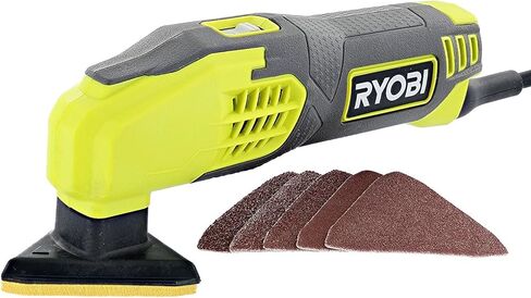 Ryobi DS1200 .4 Amp 13,000 OBM Corded 2-7/8" Detail Sander w/ Triangular Head and 5 Sanding Pads in Kuwait