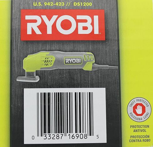 Ryobi DS1200 .4 Amp 13,000 OBM Corded 2-7/8" Detail Sander w/ Triangular Head and 5 Sanding Pads in Kuwait