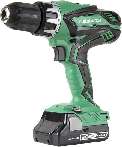 Metabo HPT KC18DG4LS 18V Cordless 4-Tool Combo Kit, Hammer Drill, Impact Driver, Reciprocating Saw, LED Flashlight, and two 18V Lithium Ion Compact 1.5Ah batteries, Lifetime Tool Warranty in Saudi Arabia