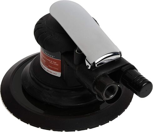Ingersoll Rand 300G Edge Series 6" Air Random Orbit Sander with 360 Degree Swivel Vacuum Adapter, Powerful 1/5 HP Motor, Lightweight, Low Vibration, Diffused Rear Exhaust, Black in Kuwait