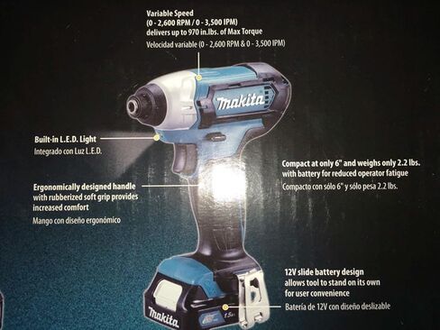 ماكيتا DT03 12V CXT سائق تأثير (أداة عارية) in Saudi Arabia