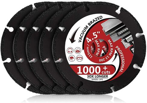 2Pcs/Lot 4“ Diamond Metal Cutting Disc Diamond Cut Off Wheel for All Purpose Cutting of Metal Including Rebar, Sheet Metal, Ductile Pipe, Angle Iron, Stainless Steel and Similar Materials (4-2pcs) in Saudi Arabia