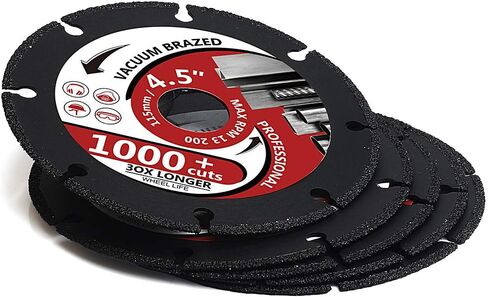 2Pcs/Lot 4“ Diamond Metal Cutting Disc Diamond Cut Off Wheel for All Purpose Cutting of Metal Including Rebar, Sheet Metal, Ductile Pipe, Angle Iron, Stainless Steel and Similar Materials (4-2pcs) in Saudi Arabia