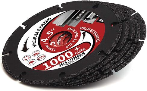 2Pcs/Lot 4“ Diamond Metal Cutting Disc Diamond Cut Off Wheel for All Purpose Cutting of Metal Including Rebar, Sheet Metal, Ductile Pipe, Angle Iron, Stainless Steel and Similar Materials (4-2pcs) in Saudi Arabia