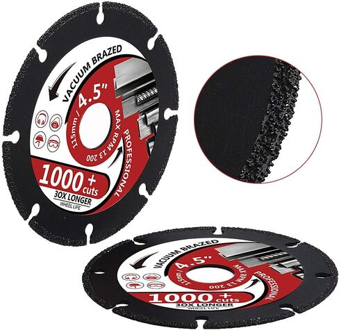 2Pcs/Lot 4“ Diamond Metal Cutting Disc Diamond Cut Off Wheel for All Purpose Cutting of Metal Including Rebar, Sheet Metal, Ductile Pipe, Angle Iron, Stainless Steel and Similar Materials (4-2pcs) in Saudi Arabia