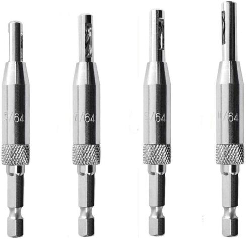 Drill Bit 4Pcs HSS Door Window Cabinet Self Centering Hinge Drill Bits for Opening Hole in Saudi Arabia