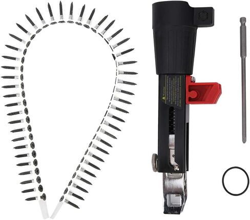 مسدس براغي أوتوماتيكي من Syrisora، ماكينة تسمير سلسلة أوتوماتيكية، مسدس مسامير سلسلة أوتوماتيكي، معدات شد براغي الحفر الكهربائية أداة النجارة in Kuwait