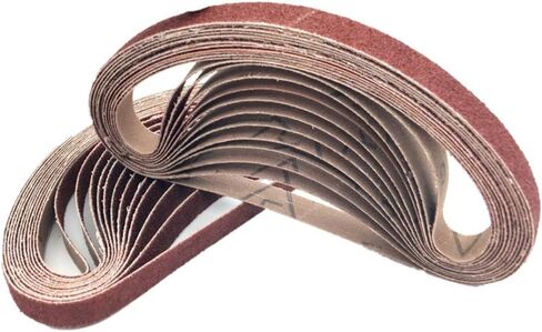 1 × 30 بوصة حزام صنفرة من أكسيد الألومنيوم، 4 لكل قطعة من ورق الصنفرة الكاشط 40 80 120 150 240 400 لصنفرة الحزام، 24 عبوة in Kuwait