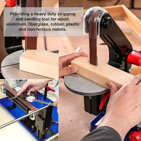 1 × 30 بوصة حزام صنفرة من أكسيد الألومنيوم، 4 لكل قطعة من ورق الصنفرة الكاشط 40 80 120 150 240 400 لصنفرة الحزام، 24 عبوة in Kuwait