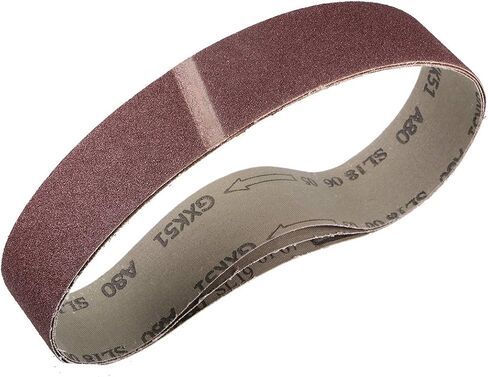 uxcell 2" x 27" 40 Grit Sanding Belt Aluminum Oxide Sandpaper Belts for Portable Strip Sander Wood Finishing Metal Drywall Polishing Sharpening Abrasive Paper 3pcs in Kuwait