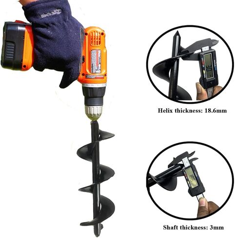 Ashman Auger 12inch Pack Two، حديقة النباتات زهرة لمبة اوجير لزراعة شتلات المصباح in Kuwait