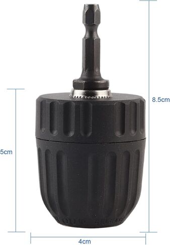 أداة ثقب بدون مفتاح، 3/8‐24UNF 0.8‐10MM مثقاب بدون مفتاح مشبك تشاك مع 1/4 بوصة محول قضيب عرقوب سداسي W in Kuwait