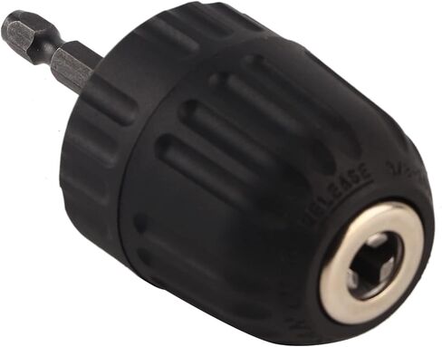 أداة ثقب بدون مفتاح، 3/8‐24UNF 0.8‐10MM مثقاب بدون مفتاح مشبك تشاك مع 1/4 بوصة محول قضيب عرقوب سداسي W in Kuwait