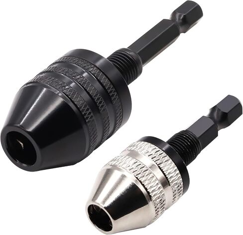Sunxeke 2 قطعة 1/4 بوصة محول لقمة مثقاب سداسي 0.6-8 مم و0.3-3.6 مم لتغيير مثقاب الحفر N-006-BK+N-004-S in Saudi Arabia